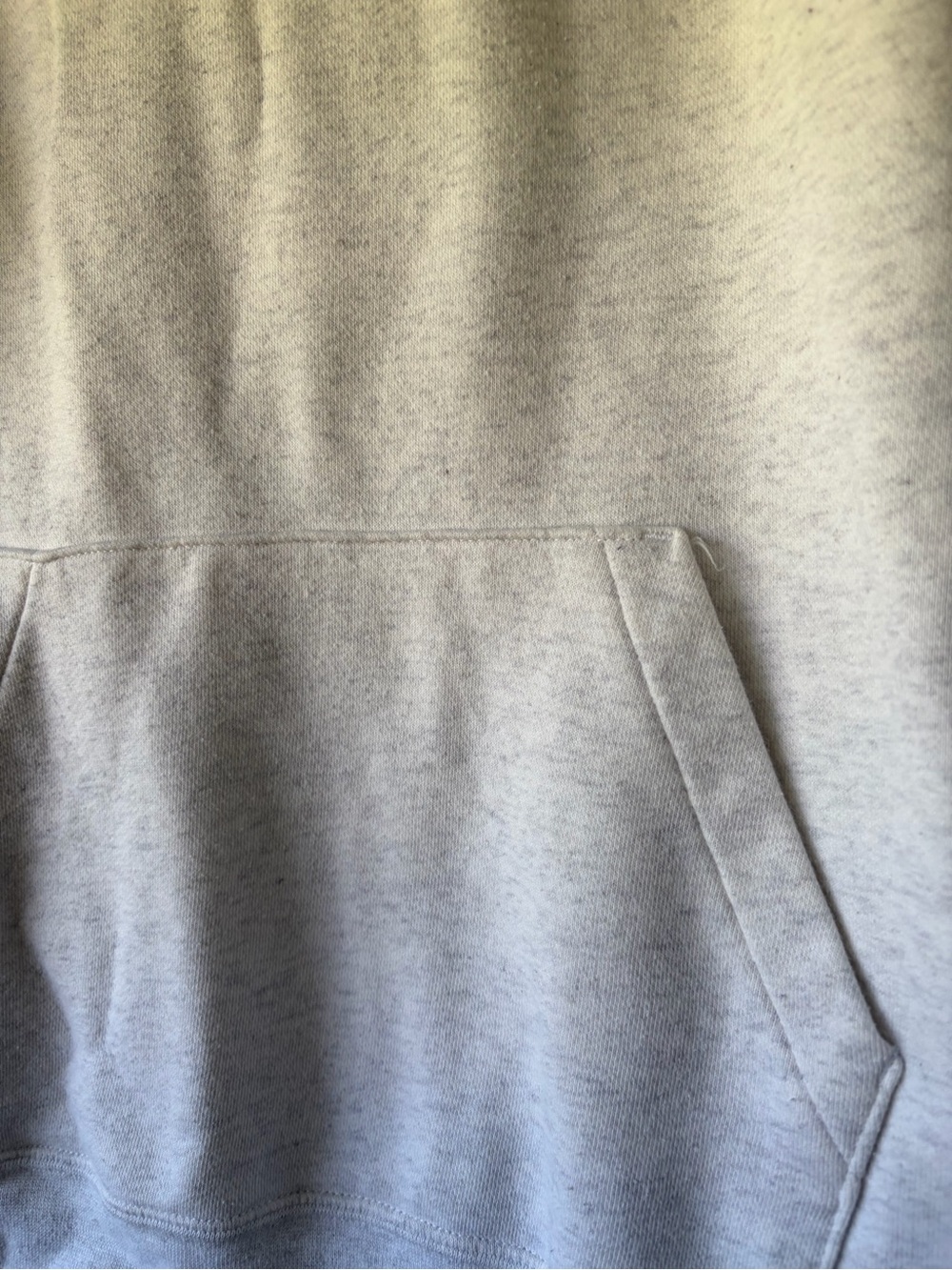 Nike Women’s Light Gray Pullover Hoodie with Black Swoosh Tag - Picture 4 of 6